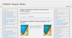 Desktop Screenshot of pediatricsurgerybooks.com